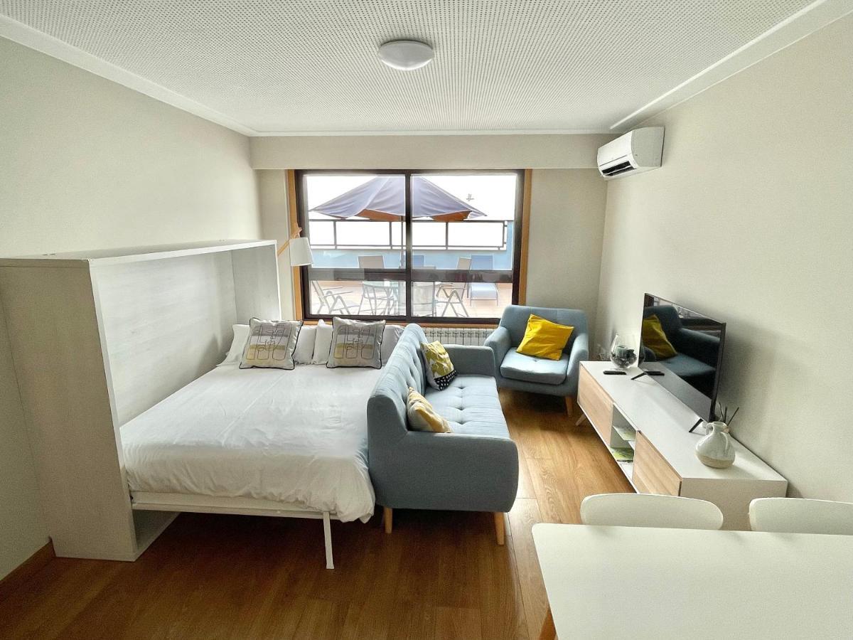 Estudio Centrico 1 Con Terraza Y Parking Privado Ourense Exterior foto