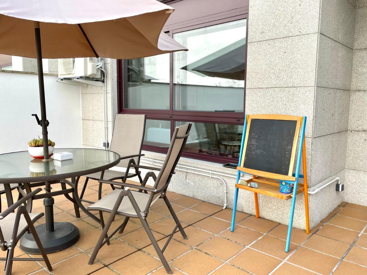 Estudio Centrico 1 Con Terraza Y Parking Privado Ourense Exterior foto